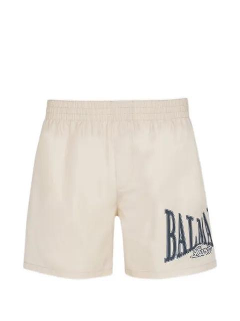 logo-print swim shorts by BALMAIN