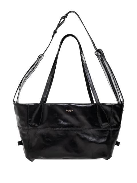 logo-print tote bag by BALMAIN