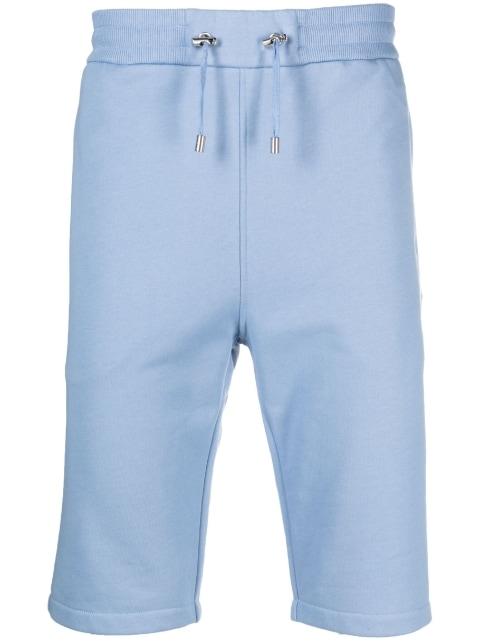 logo-print track shorts by BALMAIN