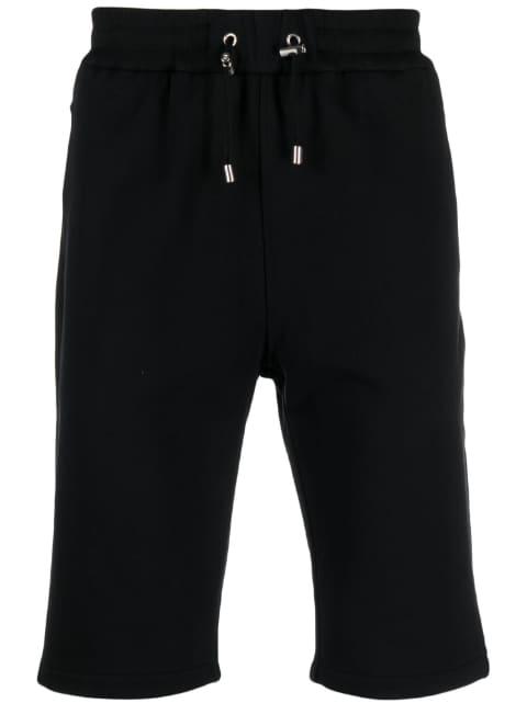 logo-print track shorts by BALMAIN