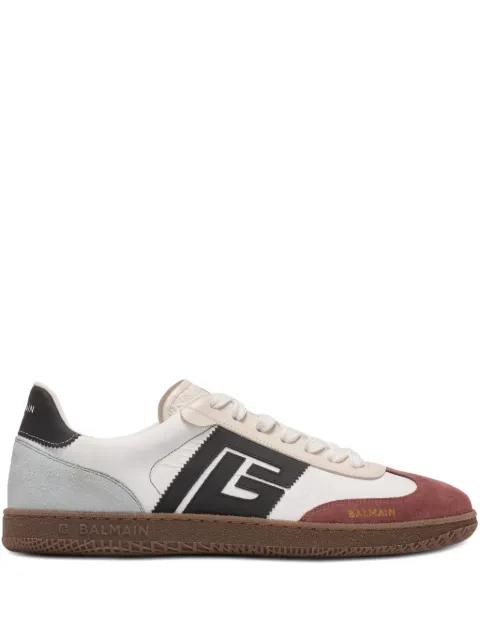 logo suede sneakers by BALMAIN