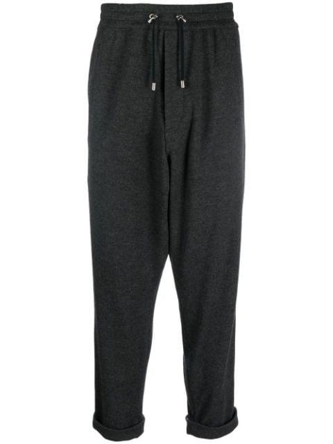low-crotch drawstring-waist trousers by BALMAIN