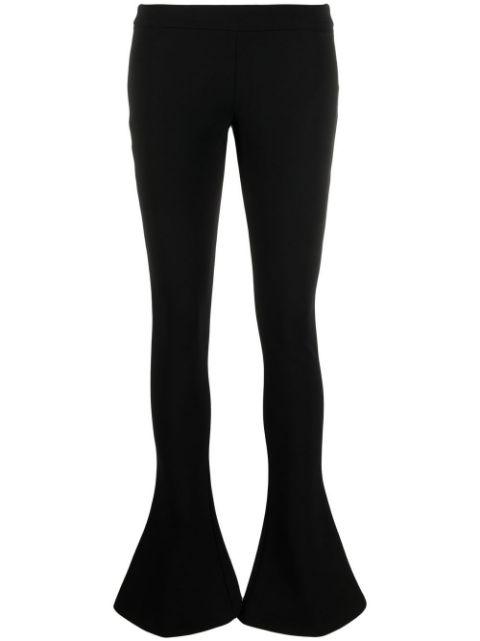 low-waist flared trousers by BALMAIN
