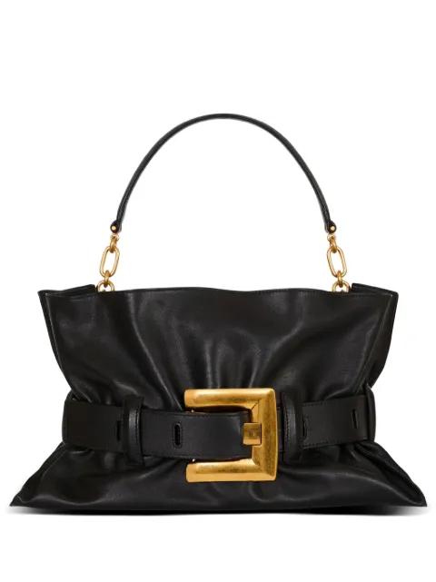 medium Anthem buckled shoulder bag by BALMAIN