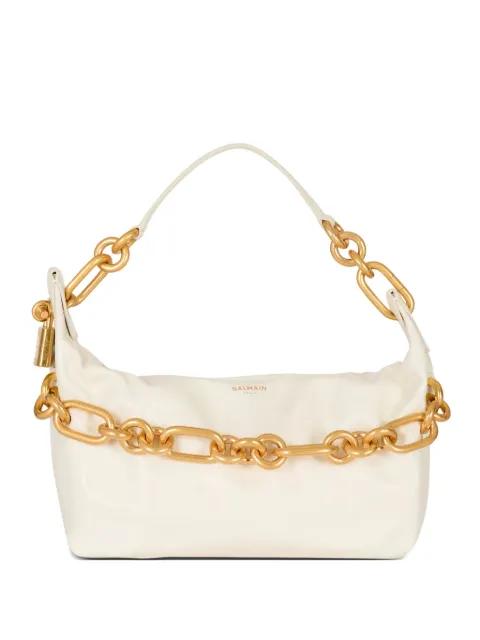 medium Sync leather shoulder bag by BALMAIN