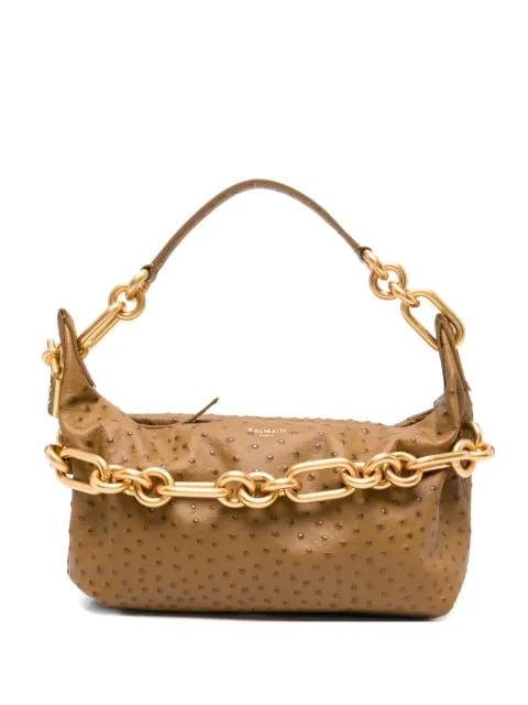 medium Sync leather shoulder bag by BALMAIN