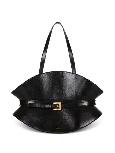 medium belted-detail shoulder bag by BALMAIN