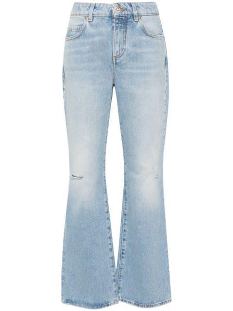 mid-rise flared jeans by BALMAIN