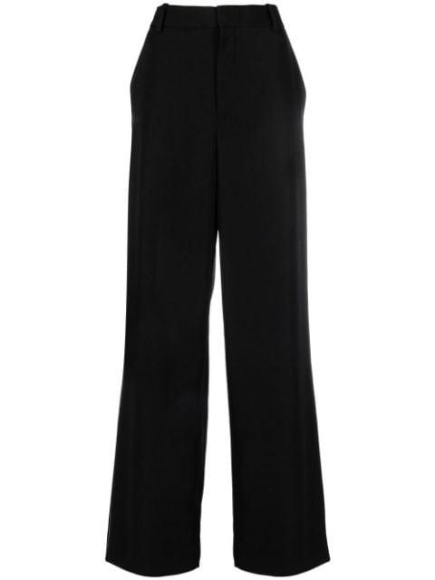 mid-rise wide-leg trousers by BALMAIN