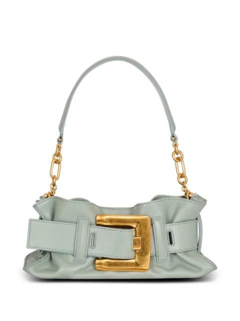 mini Anthem leather clutch bag by BALMAIN