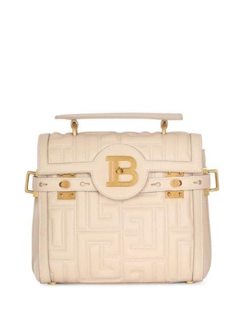 mini B-Buzz 23 leather tote bag by BALMAIN