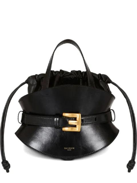 mini belted-detail tote bag by BALMAIN