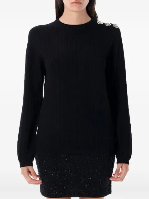 monogram button-embellished sweater by BALMAIN