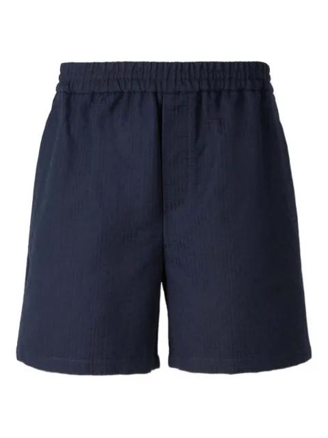 monogram-pattern bermuda shorts by BALMAIN