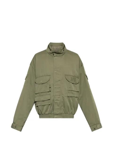 multi-pocket high-neck jacket by BALMAIN