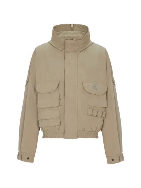 multi-pocket hoodied jacket by BALMAIN