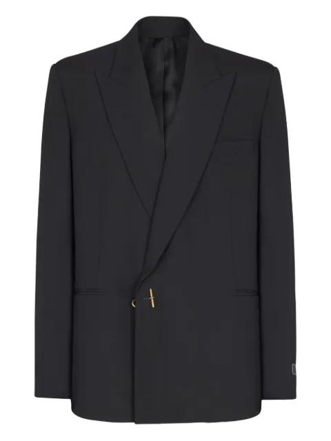 notched-lapel wool blazer by BALMAIN
