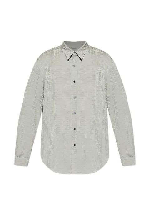 pattern button shirt by BALMAIN