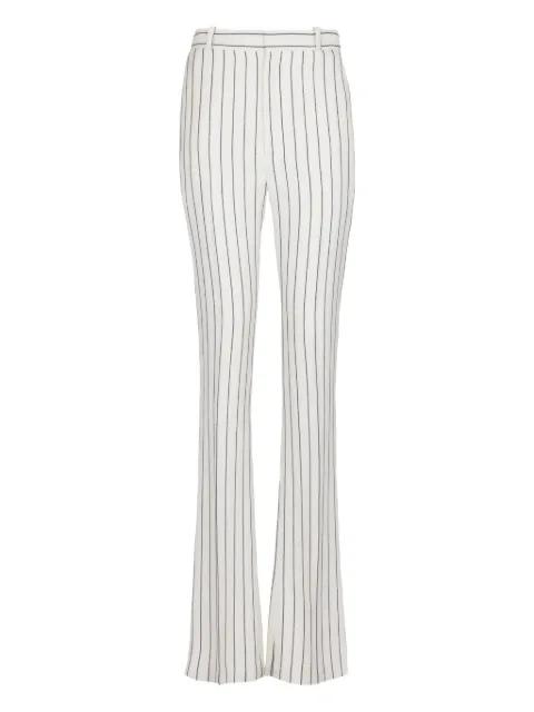 pinstripe flared-leg trousers by BALMAIN