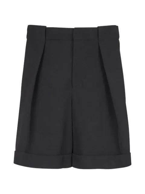 pleated gabardine shorts by BALMAIN