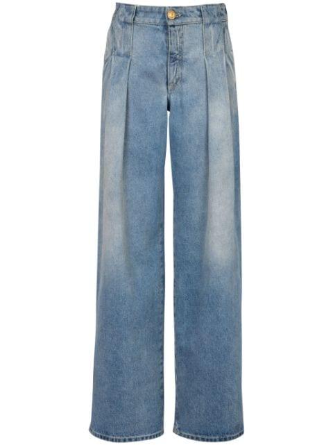 pleated jeans by BALMAIN