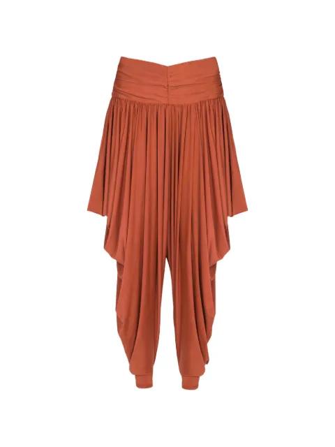 pleated tapered trousers by BALMAIN