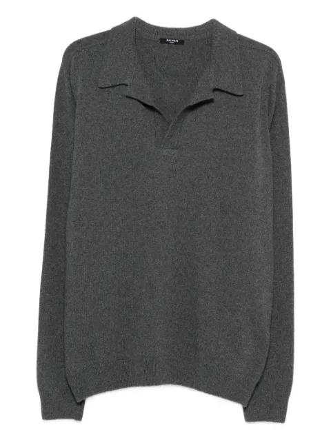 polo-collar sweater by BALMAIN