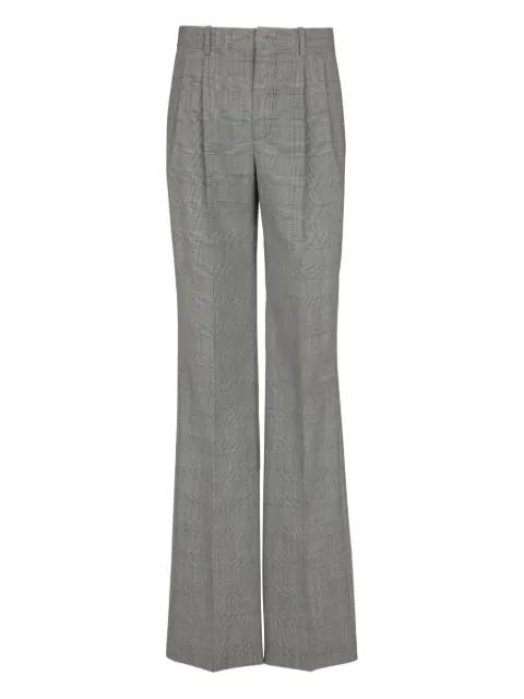 prince-of-wales wool trousers by BALMAIN