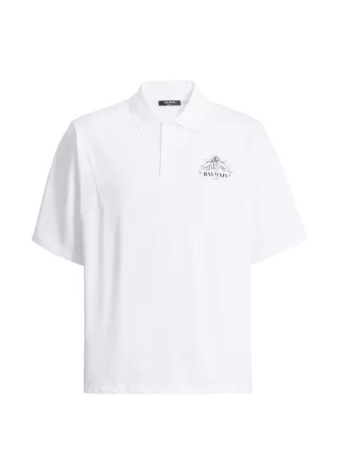 printed Balmain Vine polo by BALMAIN