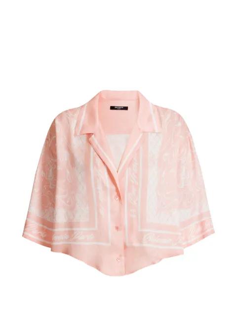 printed Foulard pyjama shirt by BALMAIN