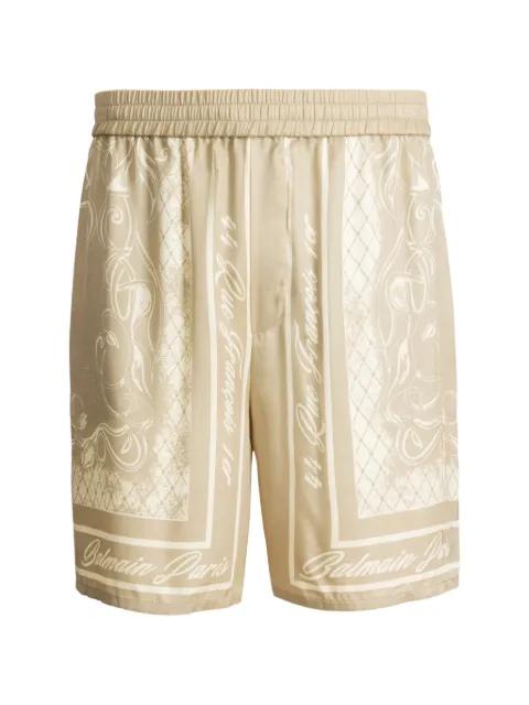 printed Foulard pyjama shorts by BALMAIN