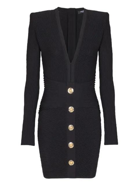 ribbed bodycon dress by BALMAIN