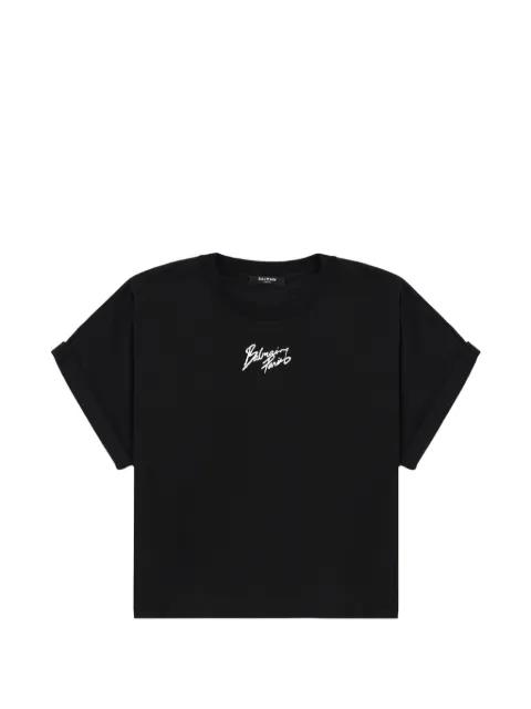 rolled-sleeve T-shirt by BALMAIN
