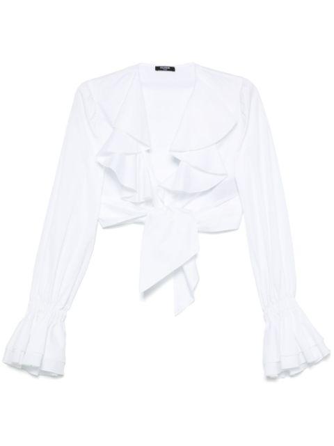 ruffled blouse by BALMAIN