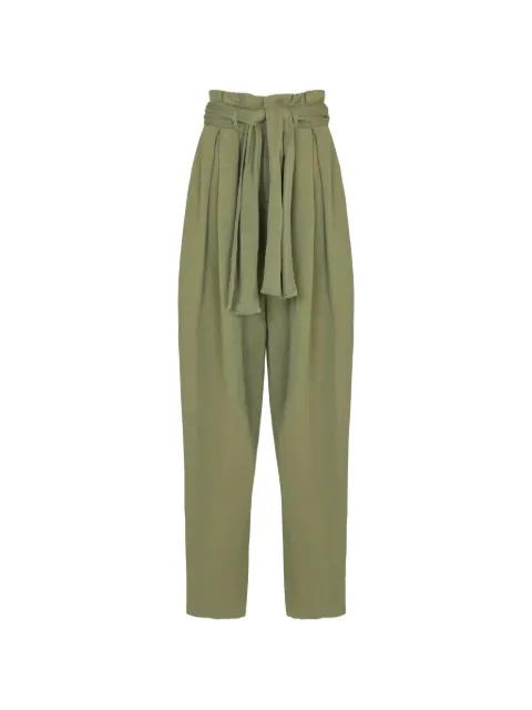 self-tie high-waisted trousers by BALMAIN