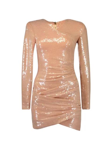 sequin-embellished mini dress by BALMAIN