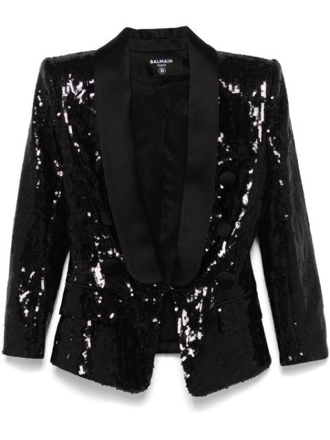 sequinned blazer by BALMAIN