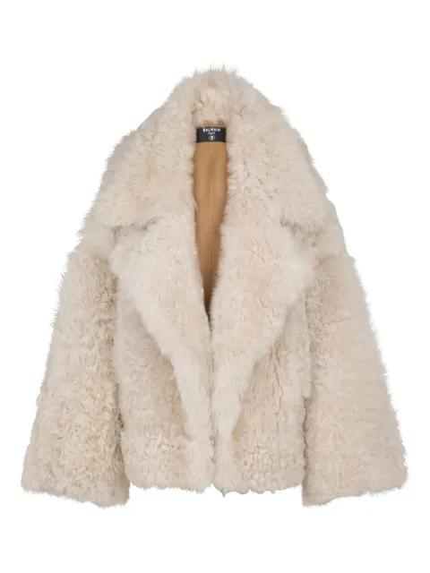 shearling jacket by BALMAIN