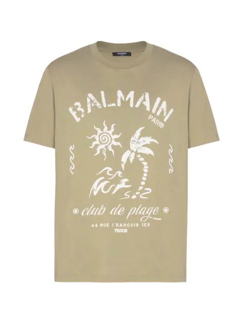 short-sleeve crew-neck T-shirt by BALMAIN