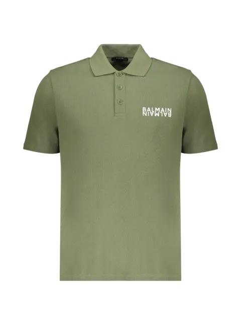 short-sleeve polo shirt by BALMAIN