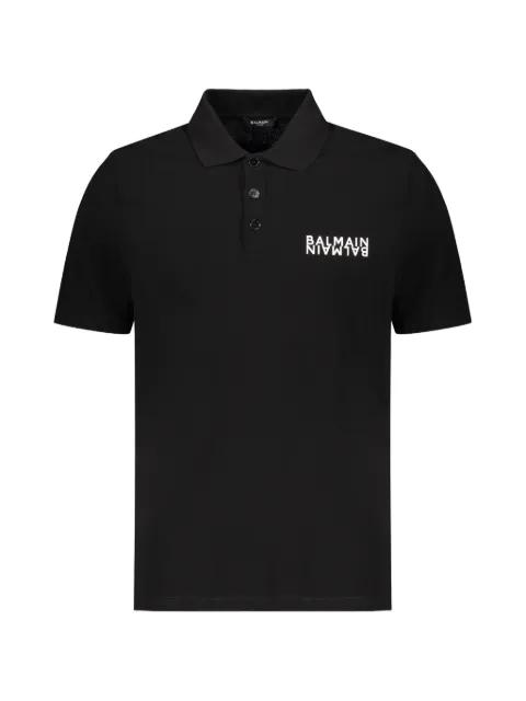 short-sleeve polo shirt by BALMAIN