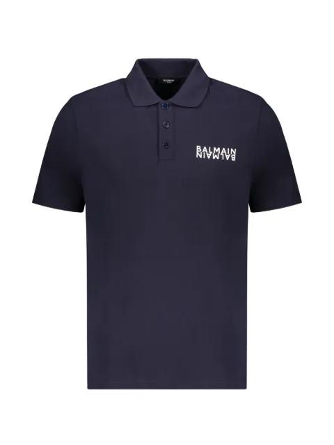 short-sleeve polo shirt by BALMAIN