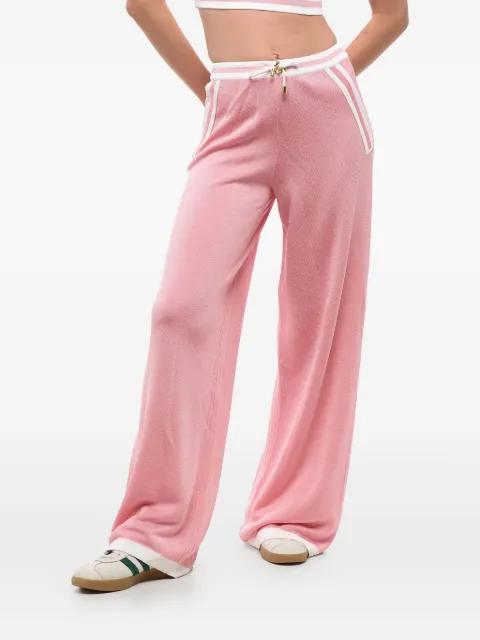 side-stripe elastic-waistband trousers by BALMAIN
