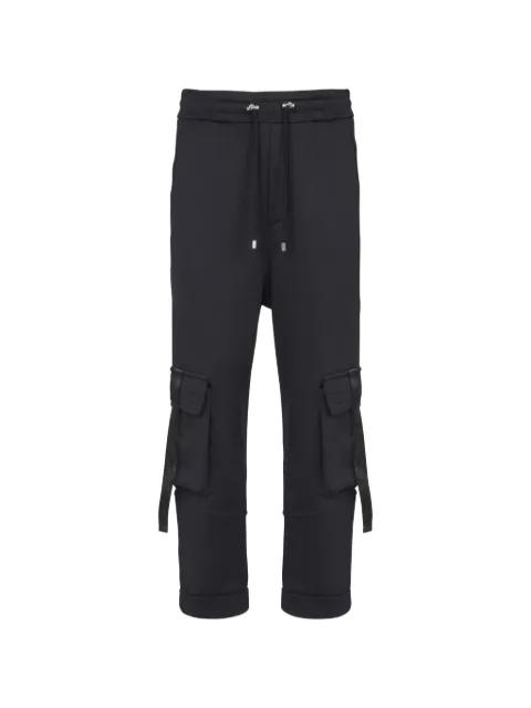 silver Balmain Vintage cargo sweatpants by BALMAIN