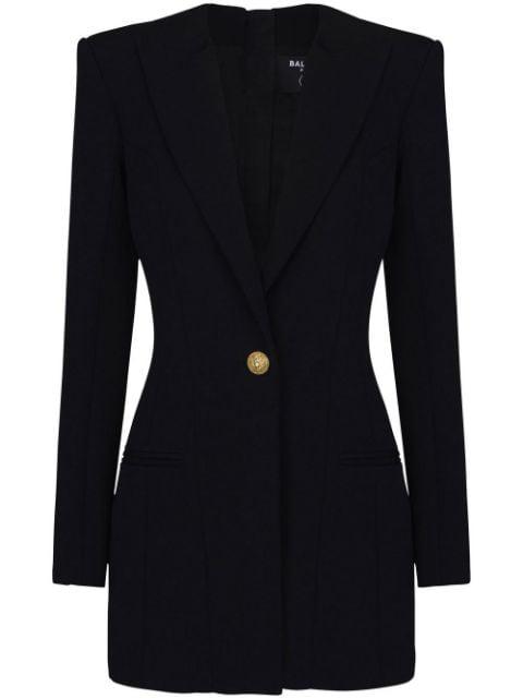 single-breasted blazer dress by BALMAIN