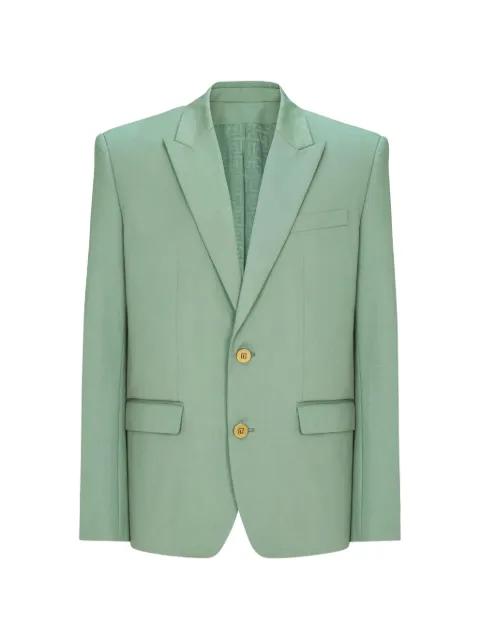 single-breasted peak-lapel blazer by BALMAIN
