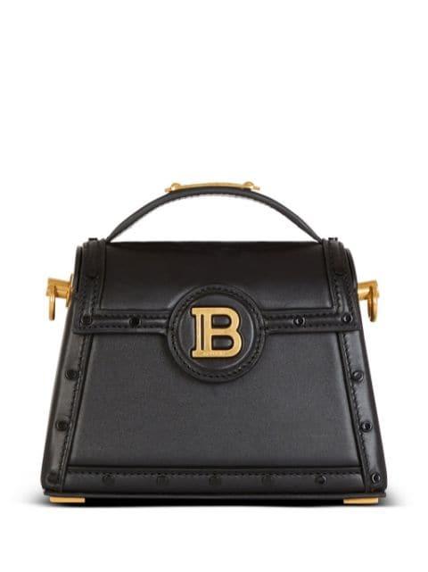 small B-Buzz Dynasty leather shoulder bag by BALMAIN