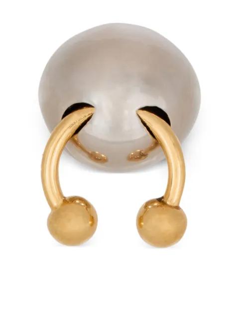 spherical piercing ring by BALMAIN