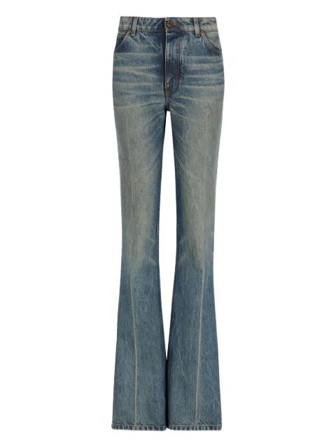 straight-leg faded flared jeans by BALMAIN