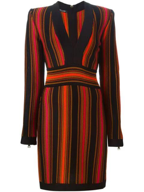 striped dress by BALMAIN